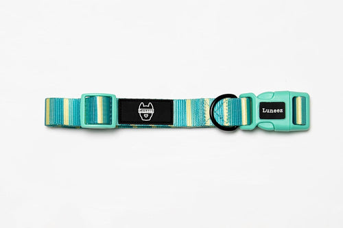 Premium Dog Collar - Multicolor Striped Pattern