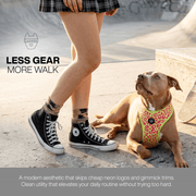 Luneez Nova Dog Vest Harness – pink and neon green leopard print