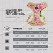 Luneez Nova Dog Vest Harness – pink and neon green leopard print